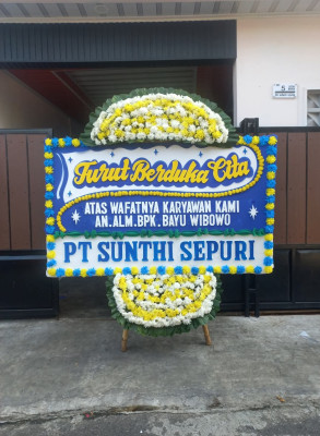 Papan Bunga Duka di Kenali Asam Bawah